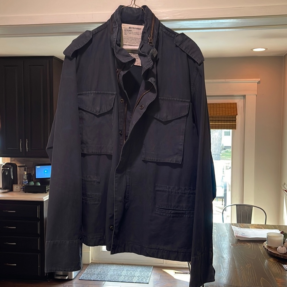 Vintage blue XL M65 field jacket